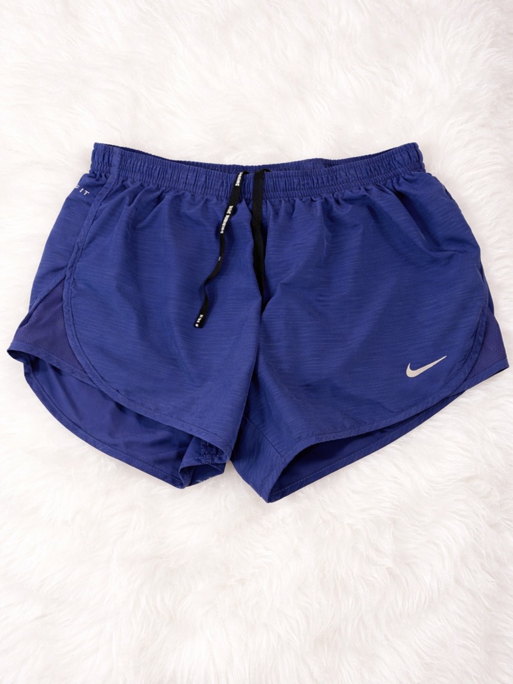 Nike Dri-FIT Running Shorts Blue Athletic Lined Lightweight Size S